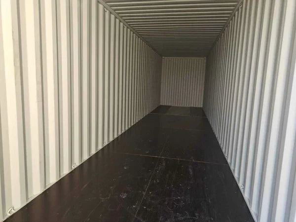 Contenedor seminuevo High Cube de 40 pies verde