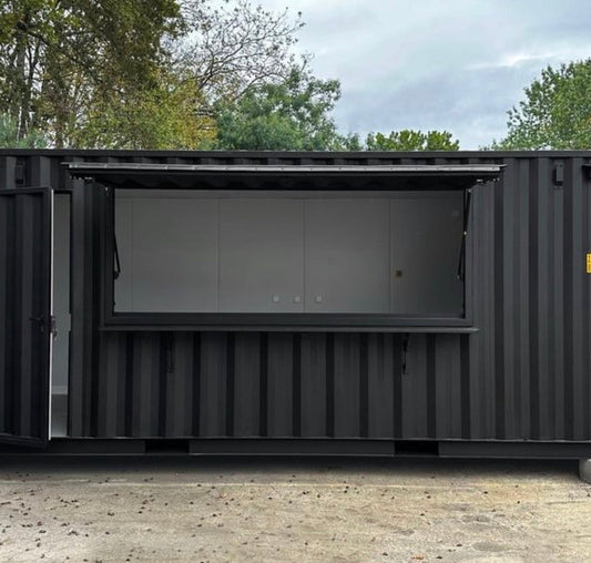 Contenedor personalizado para bar - vista exterior | Sit Partners