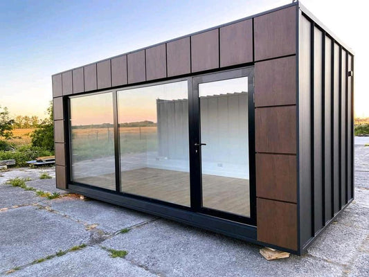 Contenedor oficina 6x3m modelo A - vista exterior | Sit Partners