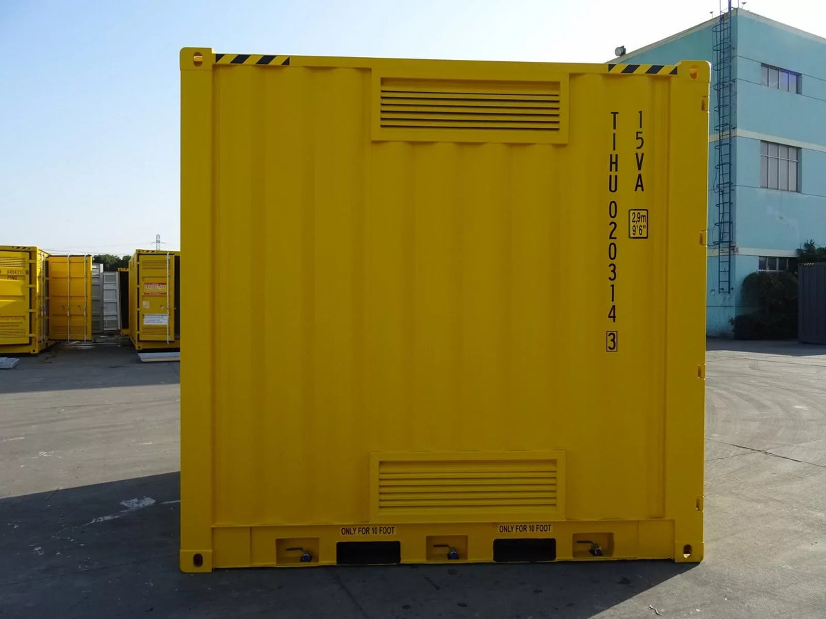 Contenedor High Cube 10 pies amarillo nuevo - detalle | Sit Partners