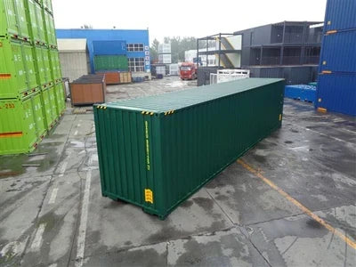 Contenedor High Cube 40 pies nuevo verde - detalle | Sit Partners