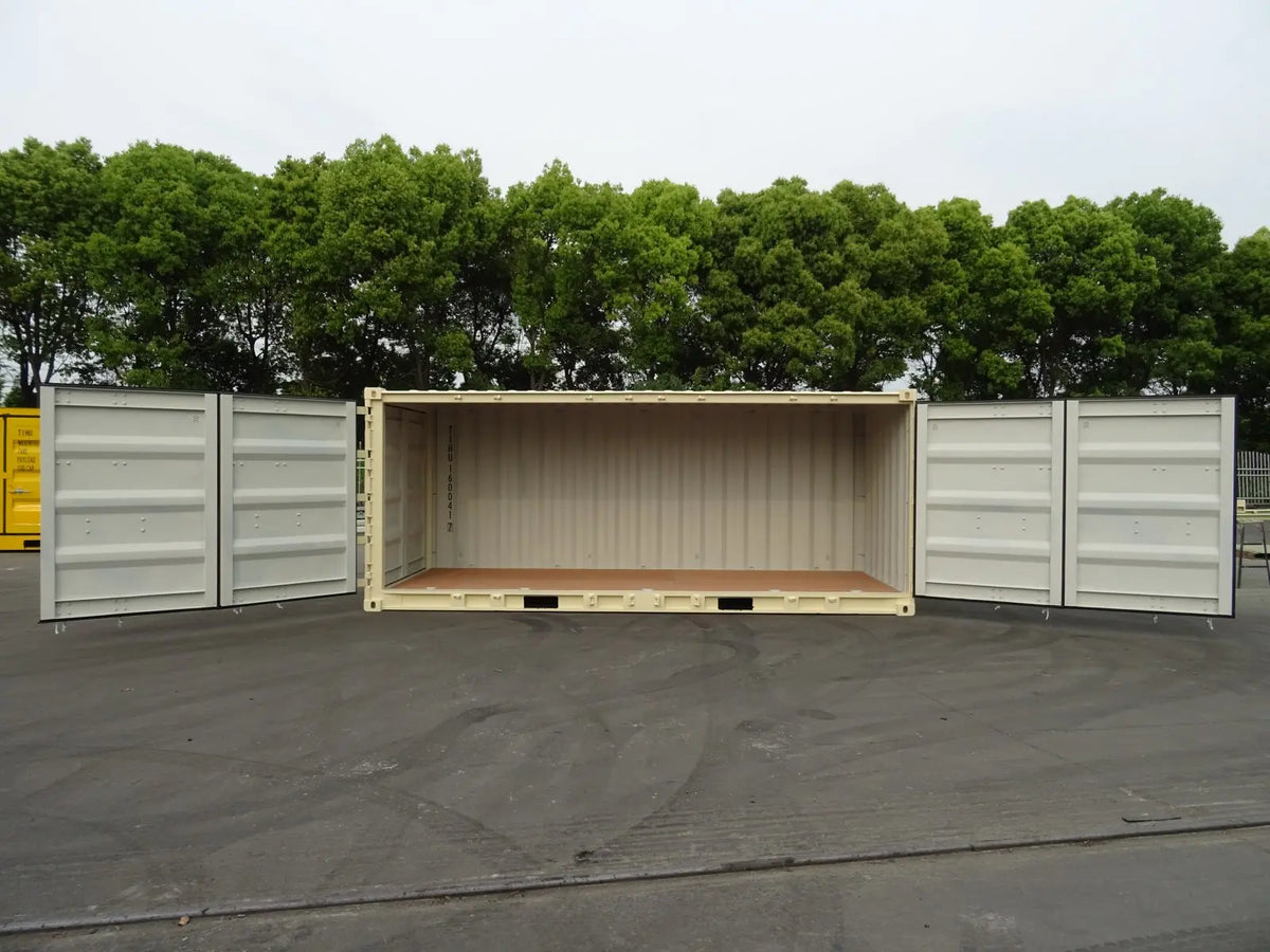 Mini-contenedor apertura lateral 19' beige - detalle | Sit Partners