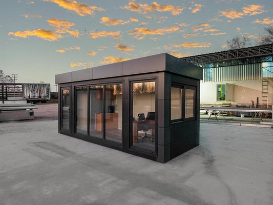 Contenedor oficina Black Panther 240x600 - vista exterior | Sit Partners