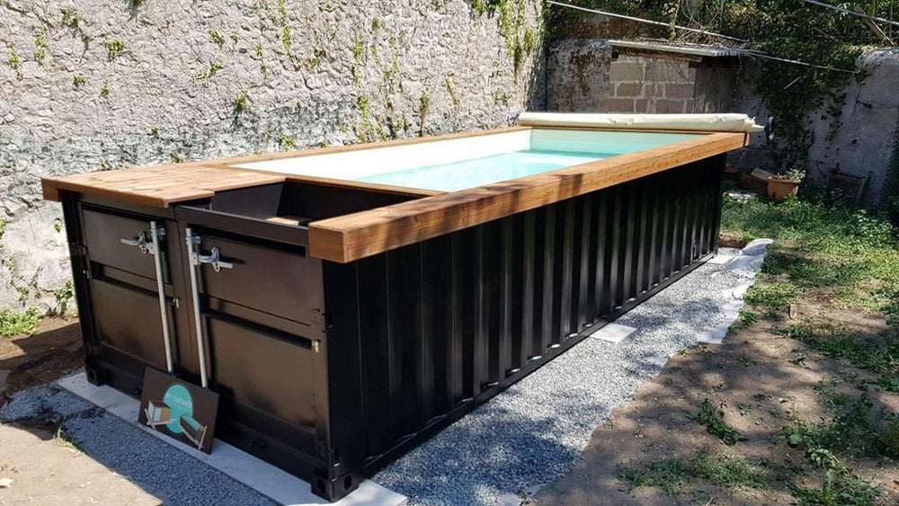 Contenedor piscina 20 pies A - vista exterior | Sit Partners