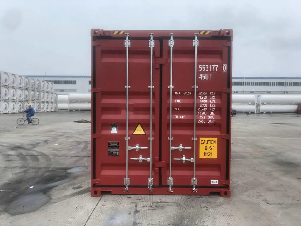 Contenedor High Cube Open Top 40 pies rojo - detalle | Sit Partners