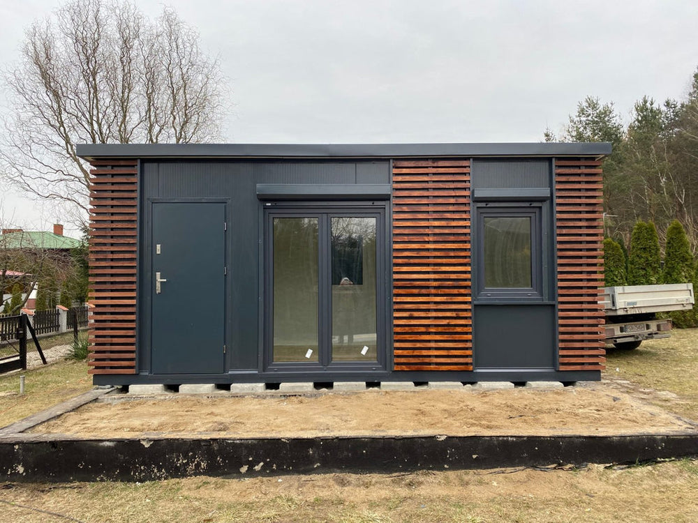 Contenedor habitable 6x3m - vista exterior | Sit Partners