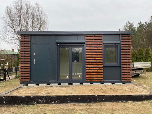Contenedor habitable 6x3m - vista exterior | Sit Partners