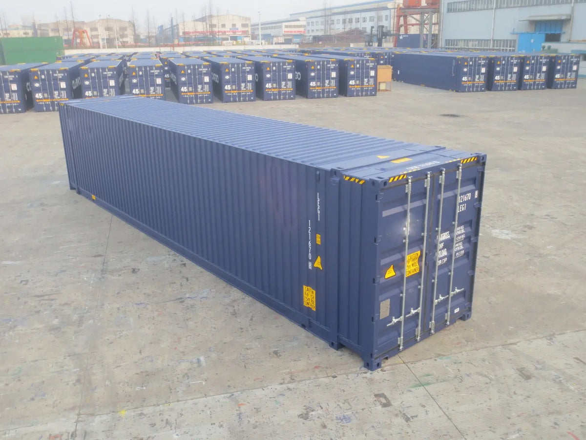 Contenedor CPC 45' High Cube azul nuevo - vista exterior | Sit Partners
