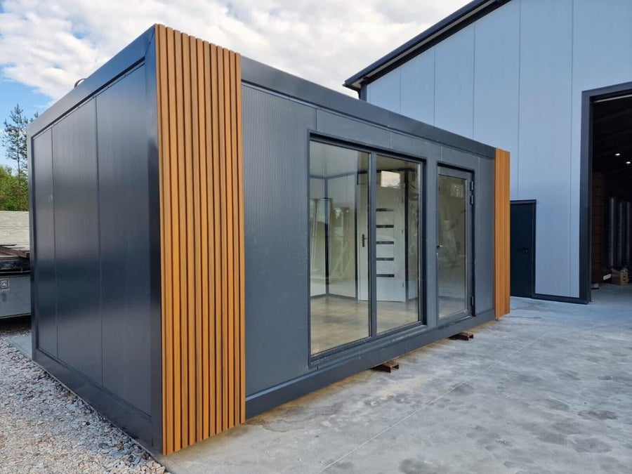 Contenedor oficina 6x3m - vista exterior | Sit Partners