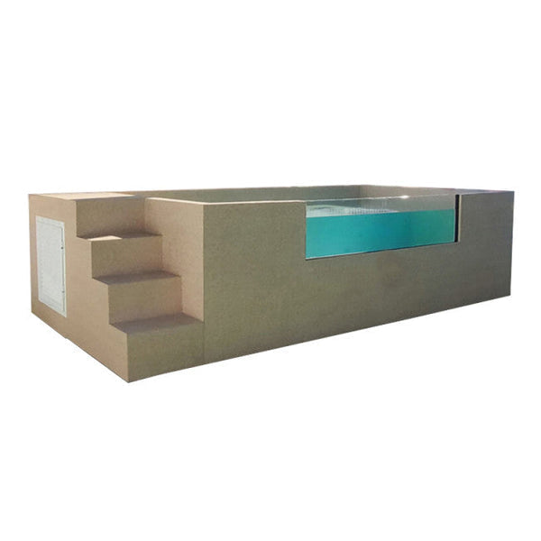 Piscina elevada acero rígido Ilú Pro 240 - vista exterior | Sit Partners