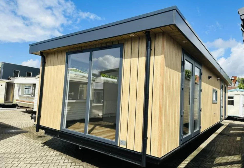 Casa Móvil Apollo 12,10x4,30m - vista exterior | Sit Partners