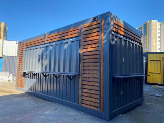 Contenedor para cafetería 6m - vista exterior | Sit Partners