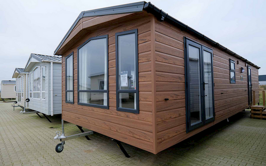 Casa Móvil Woodline 1100/2 11x4m - vista exterior | Sit Partners