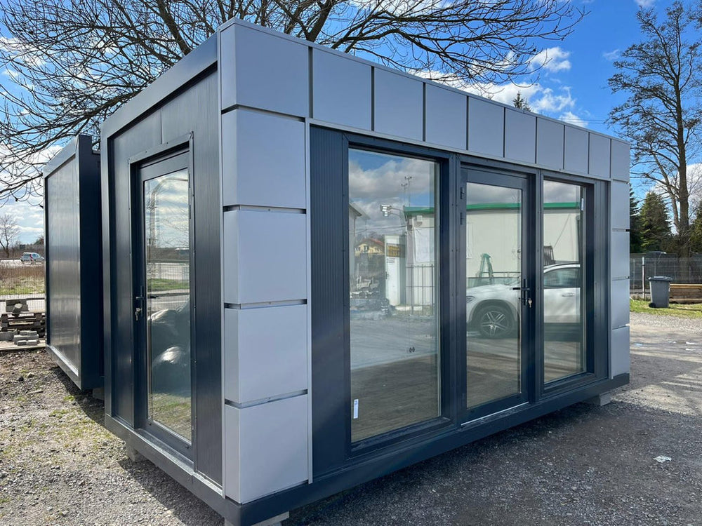 Contenedor oficina 5x2,5m - vista exterior | Sit Partners