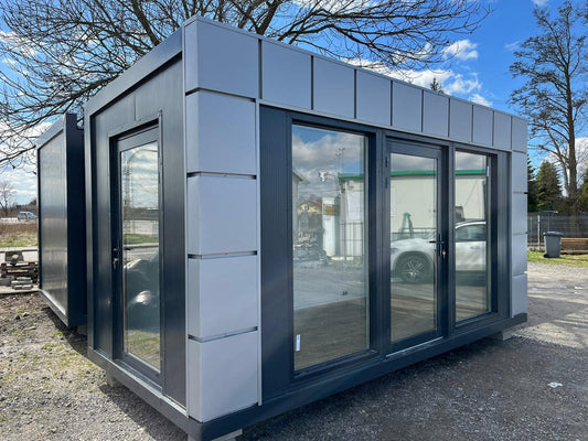 Contenedor oficina 5x2,5m - vista exterior | Sit Partners