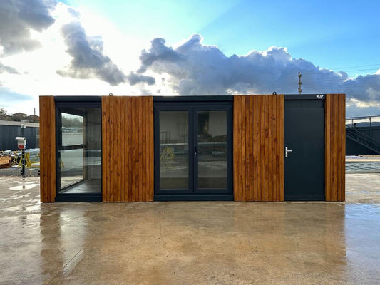 Contenedor oficina 7x3 - vista exterior | Sit Partners