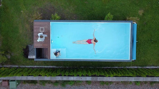Piscina contenedor Jet Swim Sport & Spa 6,2x2,5m - vista exterior | Sit Partners