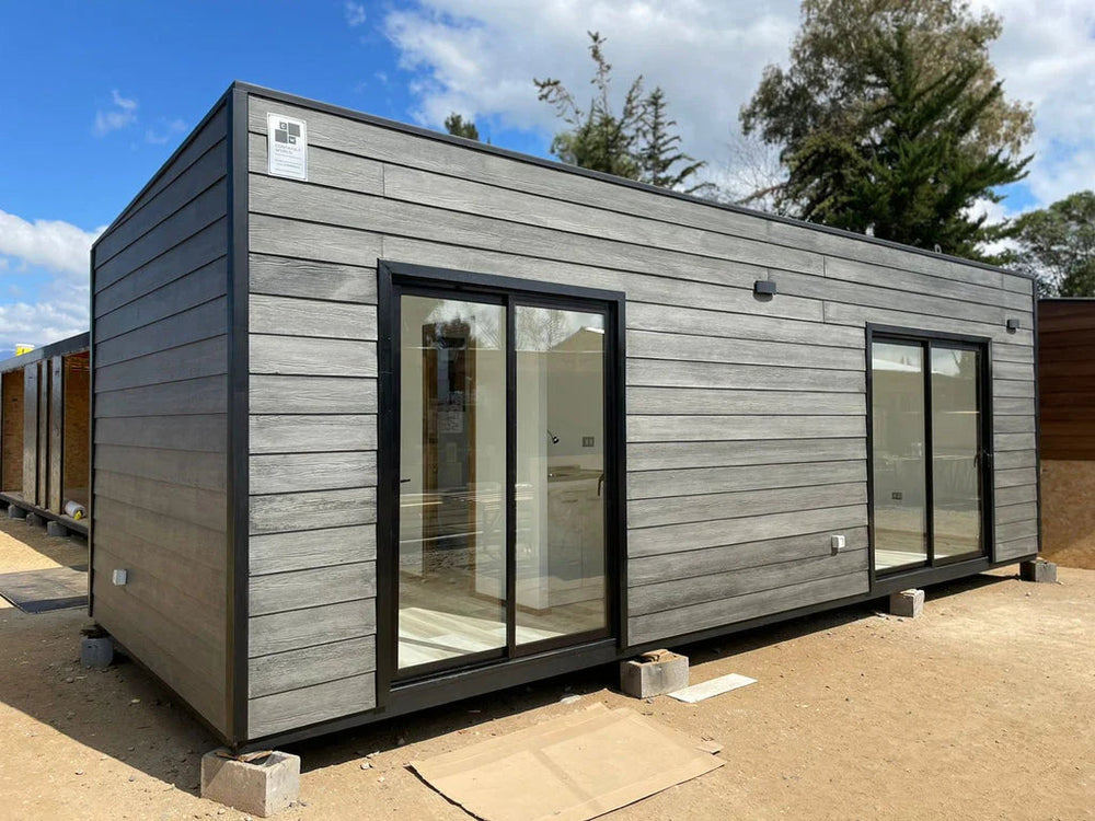 Cabaña Modular Edison 8x3m - vista exterior | Sit Partners