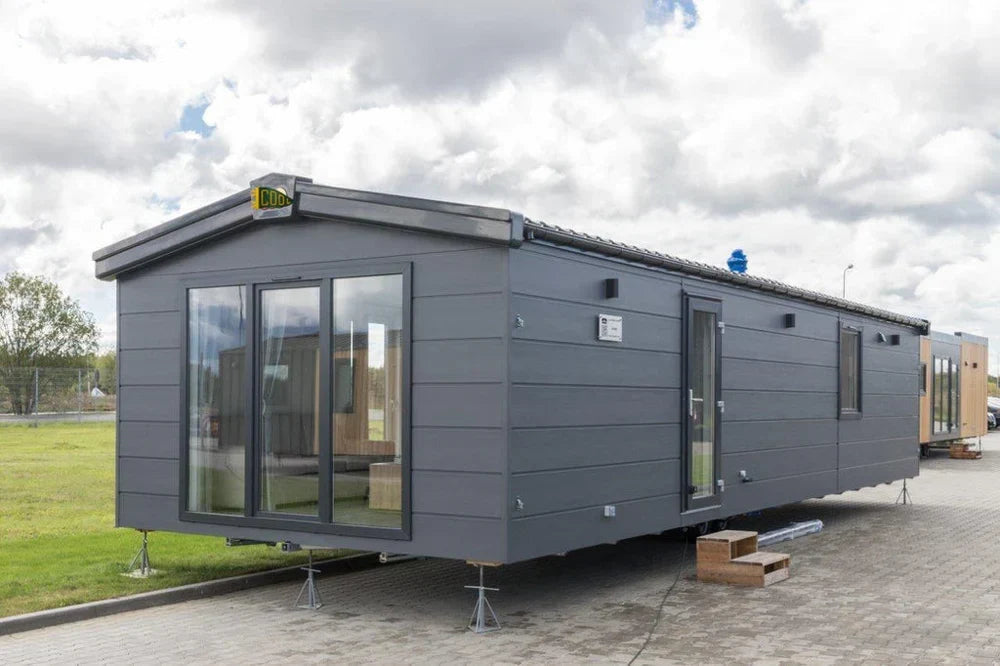 Casa Móvil Poole 12x4m - vista exterior | Sit Partners