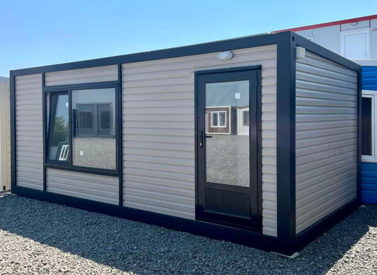 Cabaña Modular Compact Plus 18m² - vista exterior | Sit Partners