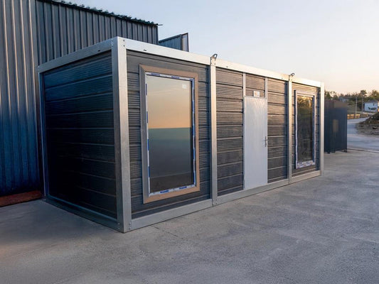 Contenedor oficina residencial - vista exterior | Sit Partners