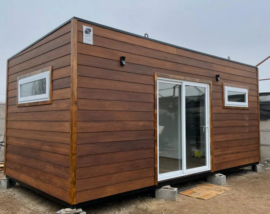 Cabaña Modular Atenas 6x3m - vista exterior | Sit Partners