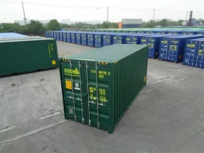 Contenedor High Cube 20 pies nuevo verde - vista exterior | Sit Partners