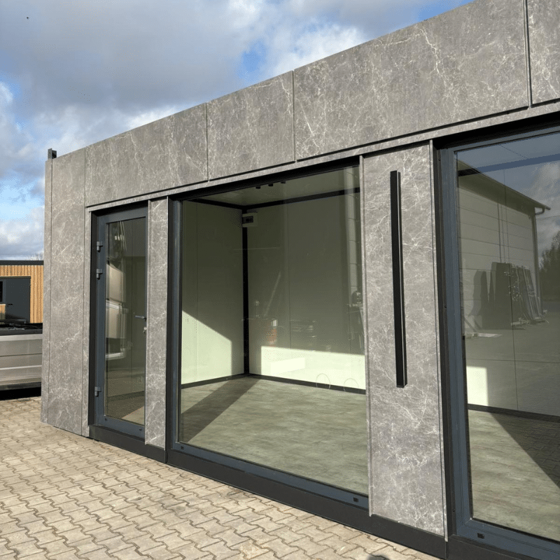 Contenedor de oficina 6x3m - detalle | Sit Partners