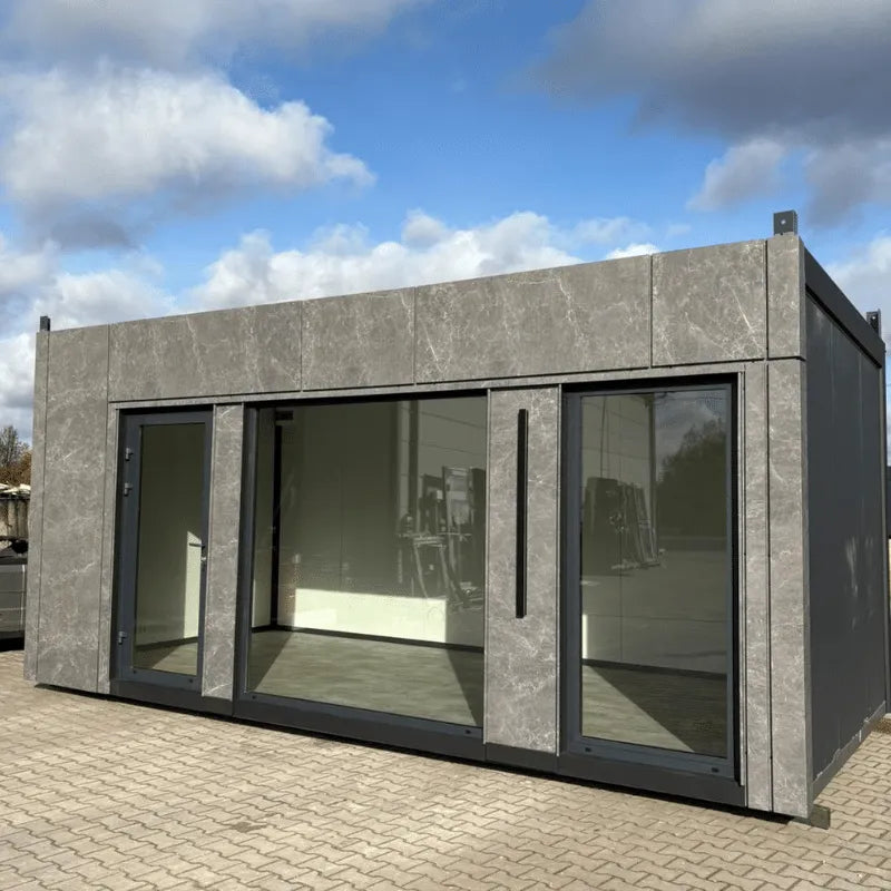 Contenedor de oficina 6x3m - vista exterior | Sit Partners