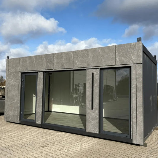 Contenedor de oficina 6x3m - vista exterior | Sit Partners