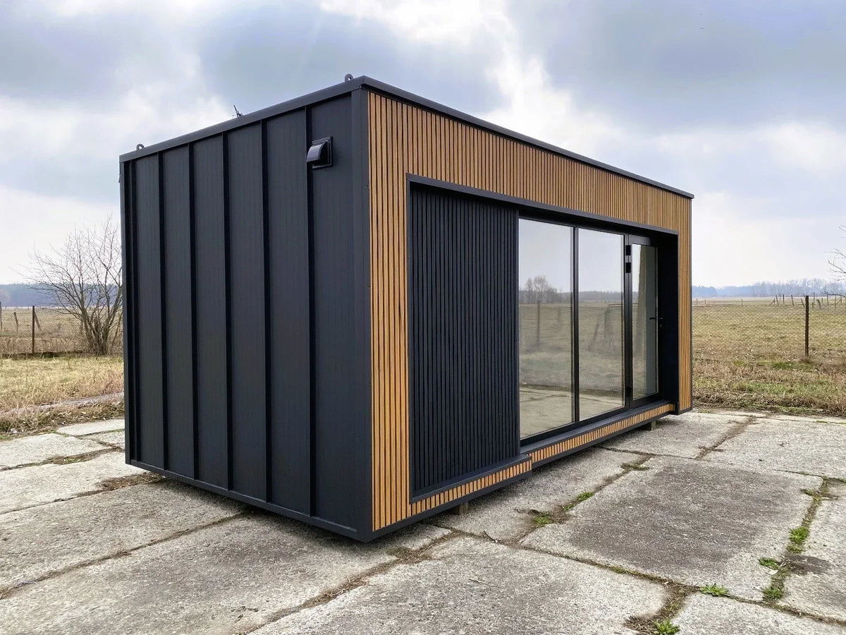 Jaro oficina contenedor jardín - vista exterior | Sit Partners